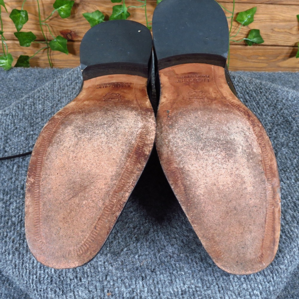 Johnston & Murphy J. Murphy Mens Cap Toe Derby Size 9M Formal Dress Shoe Black - Picture 9 of 9